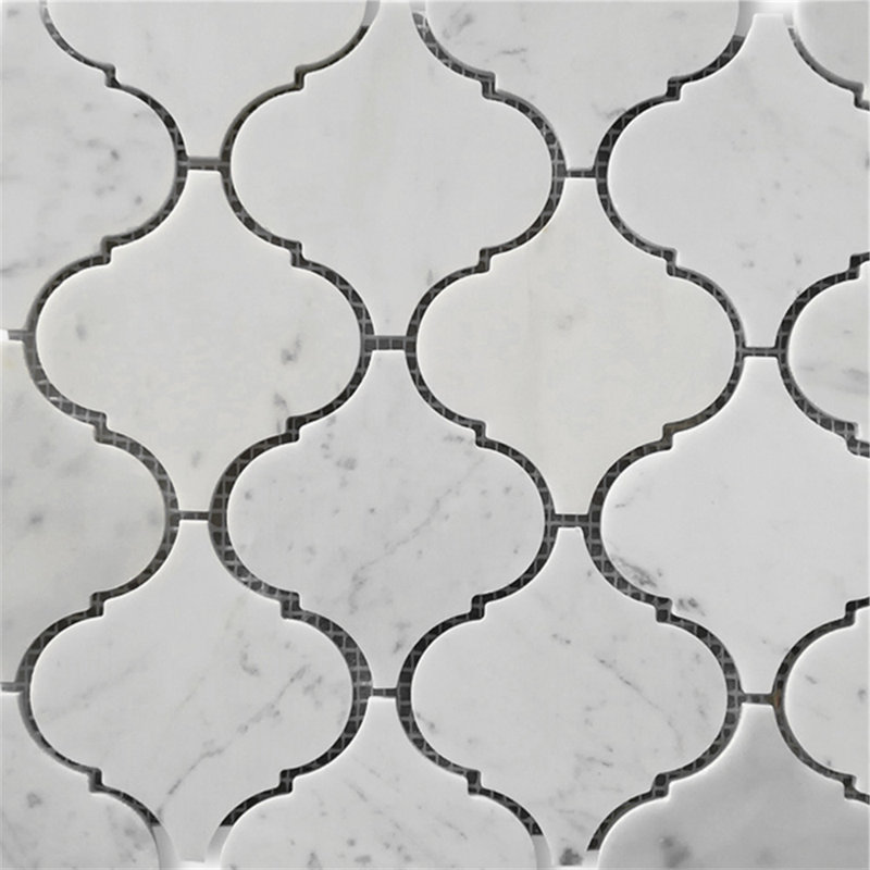 Marble Online 12" x 11" Marble Arabesque Mosaic Wall & Floor Tile Wayfair